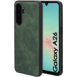 Mobiparts Classic Samsung Galaxy A26 MagSafe Hoesje TPU,Kunstleer Backcover - Emerald Green