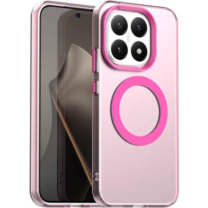 Mobigear Shockproof Xiaomi 15T MagSafe Hoesje Hardcase Backcover - Roze