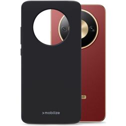 Mobilize Rubber Gelly HONOR Magic 8 Lite Hoesje Flexibel TPU Backcover - Zwart