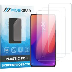 Mobigear Xiaomi Mi 9T Pro Screenprotector Folie - Case Friendly (3-Pack)