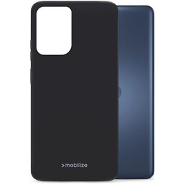 Mobilize Rubber Gelly Motorola Moto G24 Hoesje Flexibel TPU Backcover - Matt Black