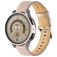 Mobigear Stitched Leren Smartwatch Bandje Gespsluiting - Universeel 22 mm connector - Roze