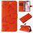 Mobigear Butterfly iPhone 16e Hoesje Bookcase Portemonnee - Oranje