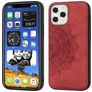 Mobigear Mandala iPhone 12 Pro Max Hoesje Hardcase Backcover - Rood
