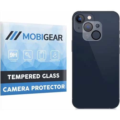 Mobigear iPhone 15 Glazen Camera Protector - Case Friendly