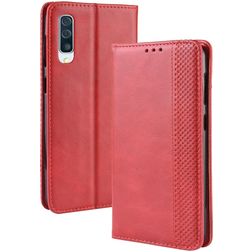 Mobigear Sensation Samsung Galaxy A70 Hoesje Bookcase Portemonnee - Rood