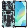 Mobigear Armor Stand Samsung Galaxy A16 Hoesje Hardcase Backcover Shockproof met Standaard - Groen