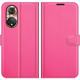 Mobigear Classic HONOR 50 Hoesje Bookcase Portemonnee - Magenta