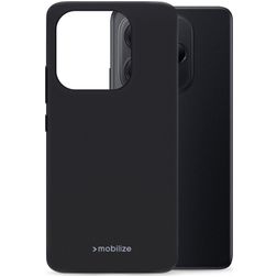 Mobilize Rubber Gelly Xiaomi Redmi Note 14 5G Hoesje Flexibel TPU Backcover - Zwart