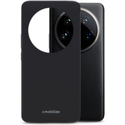 Mobilize Rubber Gelly Xiaomi 14 Ultra Hoesje Flexibel TPU Backcover - Matt Black