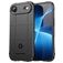 Mobigear Rugged Shield iPhone Air Hoesje Flexibel TPU Backcover Shockproof - Zwart