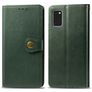 Mobigear Snap Button Samsung Galaxy A41 Hoesje Bookcase Portemonnee - Groen