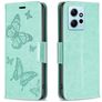 Mobigear Butterfly Xiaomi Redmi Note 12 Hoesje Bookcase Portemonnee - Groen