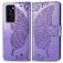 Mobigear Butterfly Huawei P40 Hoesje Bookcase Portemonnee - Paars