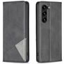 Mobigear Rhombus Slim Samsung Galaxy S23 Plus Hoesje Bookcase - Zwart