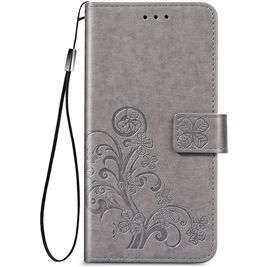 Mobigear Four-leaf Wallet Case Gray Xiaomi Poco X3