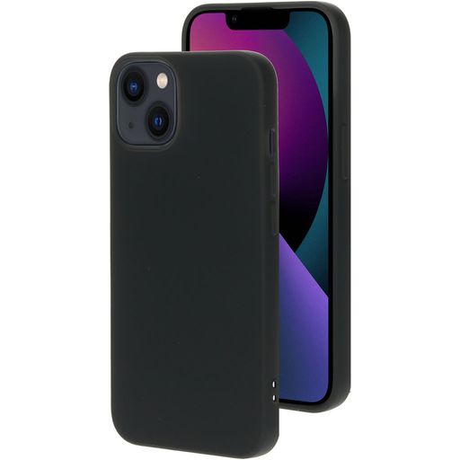 Mobiparts iPhone 13 Siliconen Hoesje Backcover - Zwart