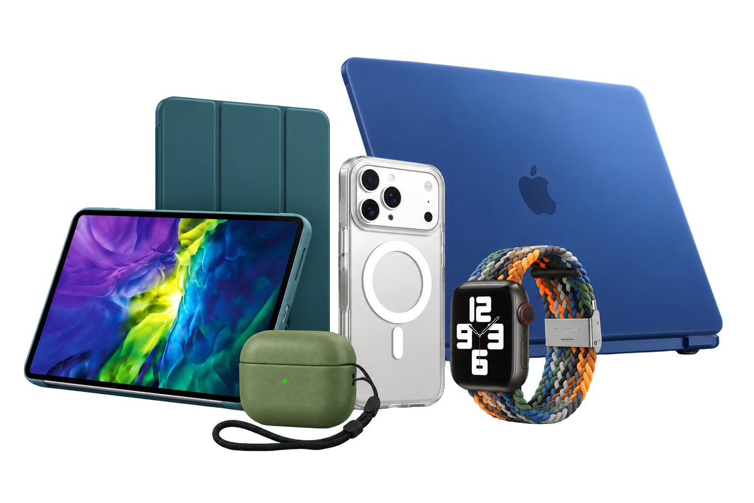 Telefoonhoesjes, tablet cases en smartwatch bandjes