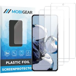 Mobigear Xiaomi 12T Screenprotector Folie - Case Friendly (3-Pack)