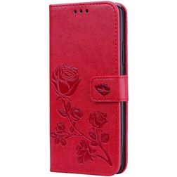 Mobigear Roses Huawei Mate 20 Pro Hoesje Bookcase Portemonnee - Rood