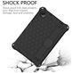 Mobigear HexStrap Samsung Galaxy Tab A9 Plus (2023) Hoes EVA Schuim Backcover + Schouderband - Zwart