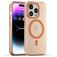Mobigear Shockproof iPhone 16 Pro MagSafe Hoesje Flexibel TPU Backcover - Oranje