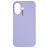 Nudient Base iPhone 16 Plus Siliconen Hoesje Backcover - Soft Purple