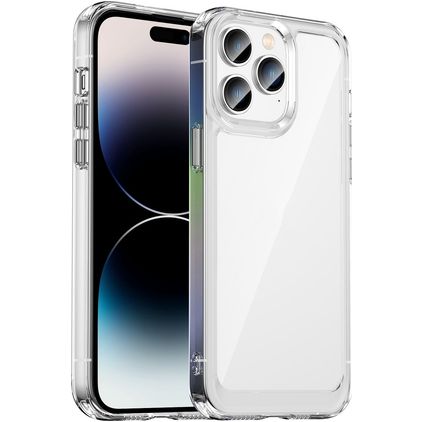 Mobigear Crystal Doorzichtig iPhone 14 Pro Max Hoesje Hardcase Backcover - Transparant