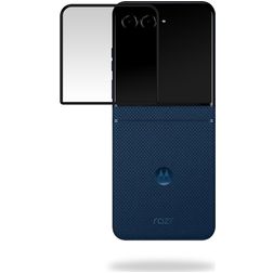 Mobilize Premium Motorola Razr 60 Glazen Screenprotector Privacy - Case Friendly - Zwart