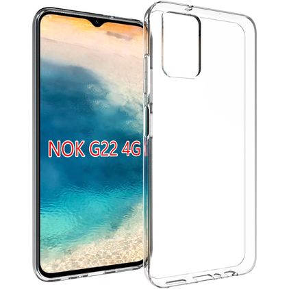 Mobigear Basics Doorzichtig Nokia G22 Hoesje Flexibel TPU Backcover - Transparant