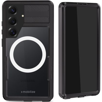 Mobilize Waterproof Samsung Galaxy S25 Ultra Waterdicht MagSafe Hoesje Hardcase Backcover - Zwart