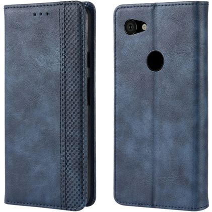 Mobigear Sensation Google Pixel 3a Hoesje Bookcase Portemonnee - Blauw