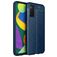 Mobigear Luxury Samsung Galaxy A03s Hoesje Flexibel TPU Backcover - Blauw