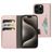 Mobiparts Classic Wallet iPhone 15 Pro Hoesje Bookcase Portemonnee - Roze