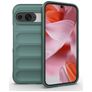 Mobigear Bumpy Google Pixel 9 Pro Hoesje Flexibel TPU Backcover - Donkergroen