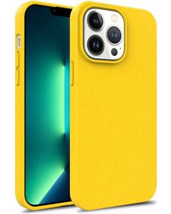 Mobigear Bio iPhone 15 Hoesje Eco Friendly Backcover - Geel