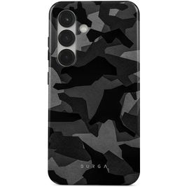 Burga Tough Samsung Galaxy S25 Hoesje Hardcase Backcover Shockproof - Night Black Camo
