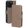 Mobiparts iPhone 16 Pro MagSafe Hoesje Echt Leer Uitneembare 2in1 Bookcase Portemonnee - Taupe