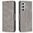 Mobigear Excellent Samsung Galaxy S24 Hoesje Bookcase Portemonnee - Grijs