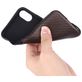 Mobigear Racing iPhone XS Hoesje Flexibel TPU Backcover - Bruin