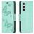 Mobigear Butterfly Samsung Galaxy S24 Hoesje Bookcase Portemonnee - Groen