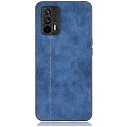 Mobigear Stitch Realme GT Hoesje Backcover - Blauw