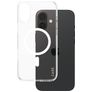 CARE by PanzerGlass Flagship iPhone 16 Plus MagSafe Hoesje Hardcase Backcover - Transparant / Wit