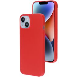 Mobiparts iPhone 14 Siliconen Hoesje Backcover - Scarlet Red