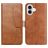 Mobigear S Line iPhone 17 Hoesje Bookcase Portemonnee - Bruin