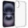 Mobigear Cushion Doorzichtig iPhone 16 Hoesje Flexibel TPU Backcover - Transparant