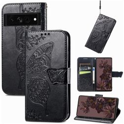Mobigear Butterfly Google Pixel 7 Pro Hoesje Bookcase Portemonnee - Zwart