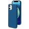 Mobiparts iPhone 12 Mini Siliconen Hoesje Backcover - Blueberry Blue
