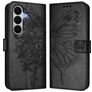 Mobigear Butterfly Samsung Galaxy A27 Hoesje Bookcase Portemonnee - Zwart
