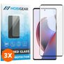 Mobigear Premium Motorola Edge 30 Ultra Glazen Screenprotector - Case Friendly - Zwart (3-Pack)